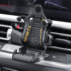 Racing seat phone holder