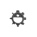 12-in-1 Edelstahl-Multitool in Sonnenform