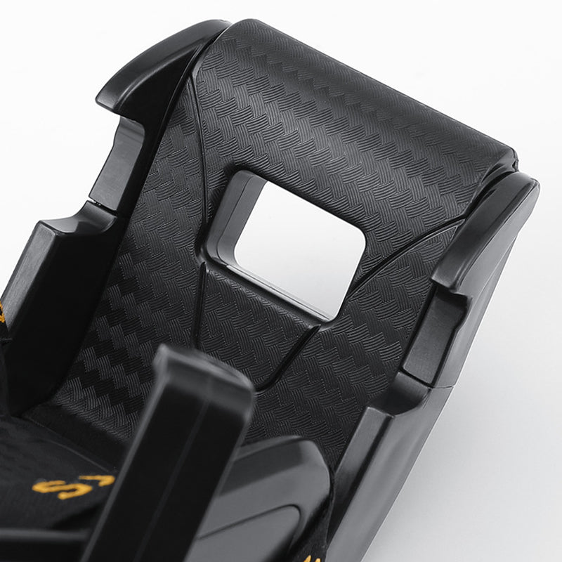 Racing seat phone holder