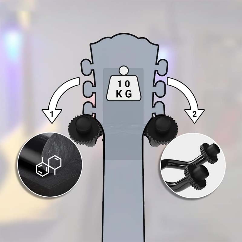 LED Guitar Wall Mount