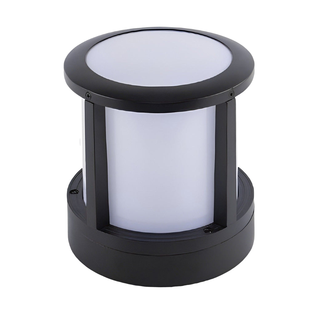 Zylindrische LED-Außenleuchte für Pfosten