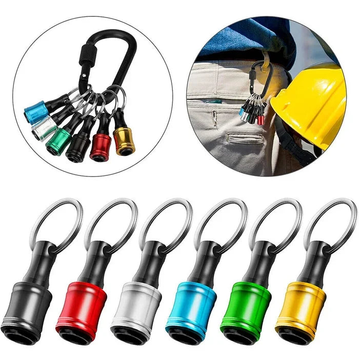 1/4" Sechskant-Schraubendreher-Halter mit Karabiner