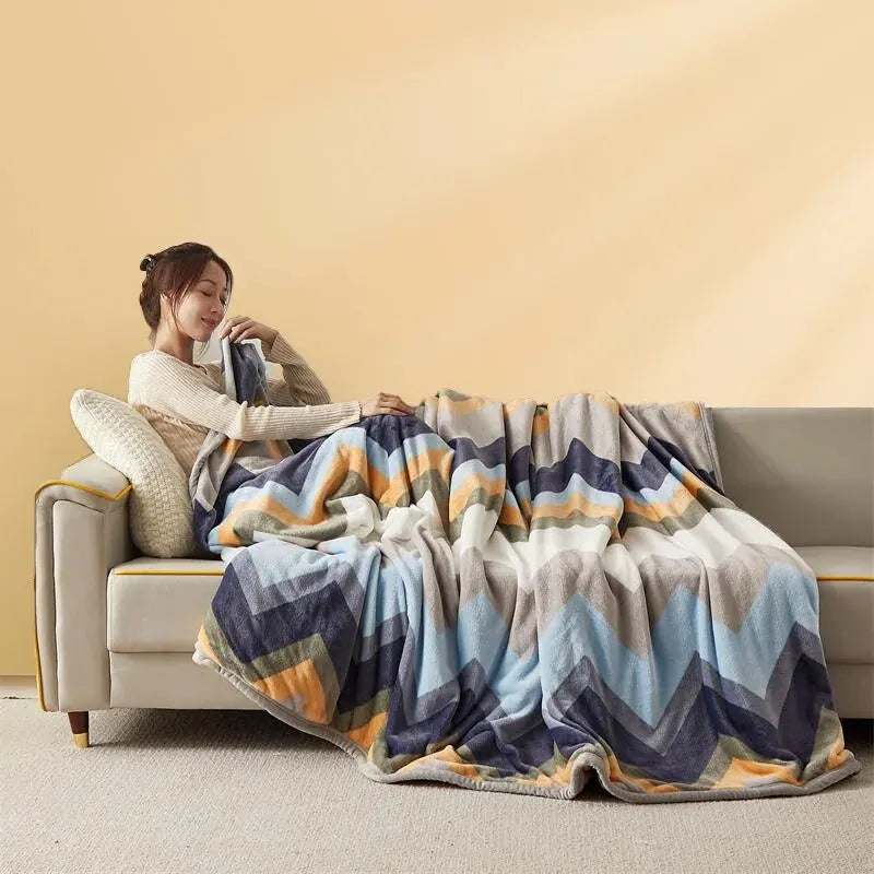 Cozy Flannel Throw Blanket
