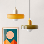 Bunte Pendelleuchte im Bauhaus-Stil - StiloGlas