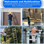 Teleskopleiter aus Aluminium bis 150kg