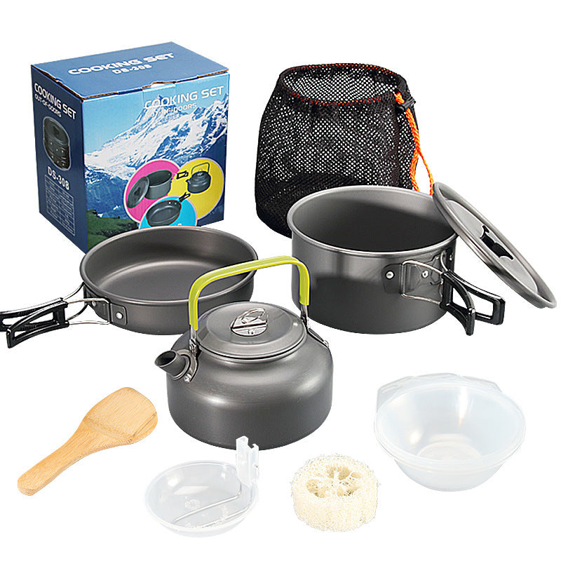 Lightweight Collapsible Camping Cookware Kit