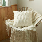 Textured Geometric Cushion