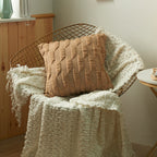 Textured Geometric Cushion