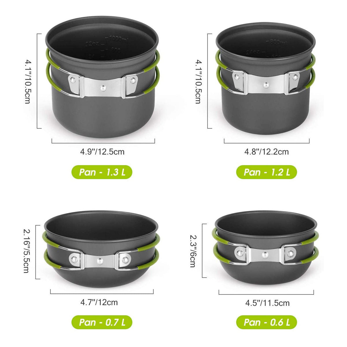 Camping Cookware and Backpacking Stove Set