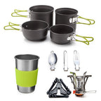 Camping Cookware and Backpacking Stove Set