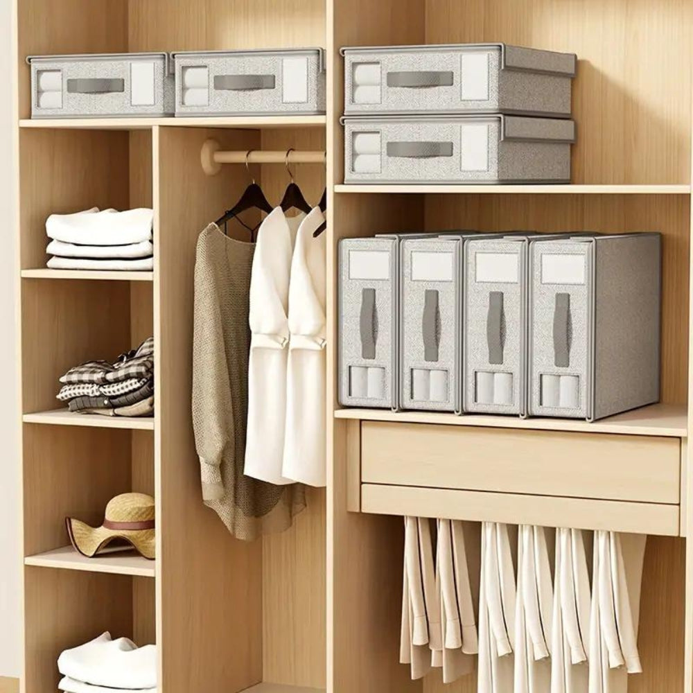 Foldable Bedding Organizer for Neat Storage – Space-Saving Design for All Linen Sizes 5