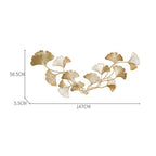Decorative Ginkgo Leaf Wall Sculpture