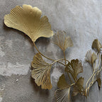 Decorative Ginkgo Leaf Wall Sculpture