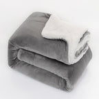 Ladies' Cozy Reversible Blanket with Microfiber Fabric
