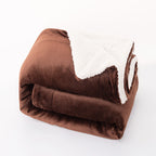 Ladies' Cozy Reversible Blanket with Microfiber Fabric