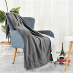 Ladies' Cozy Reversible Blanket with Microfiber Fabric