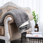 Ladies' Cozy Reversible Blanket with Microfiber Fabric