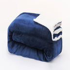 Ladies' Cozy Reversible Blanket with Microfiber Fabric