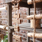 Decorative wall hanging made of natural material