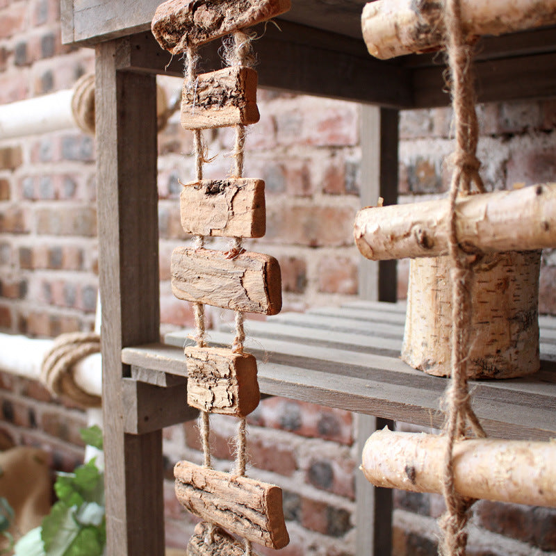 Decorative wall hanging made of natural material