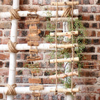 Decorative wall hanging made of natural material