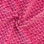 Cuddly Blanket with Cable Pattern