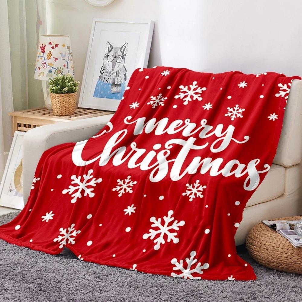 Christmas Printing Flannel Blanket