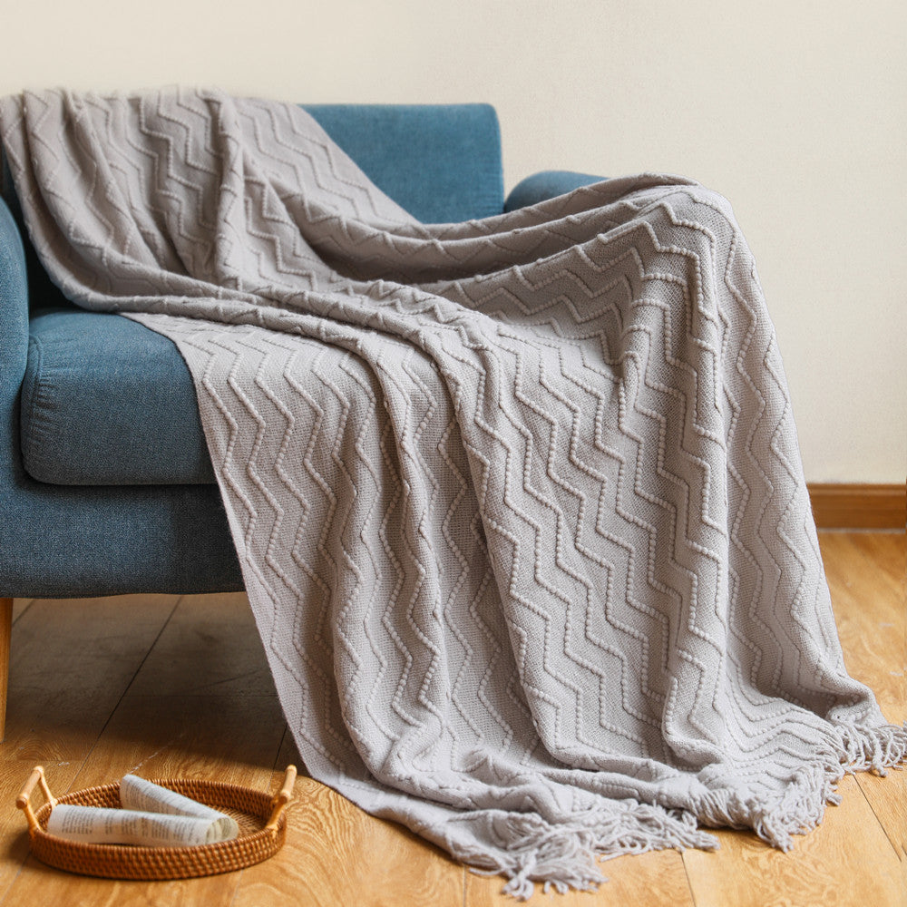 Zigzag Wool Blanket
