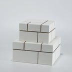 Elegantes dekoratives Aufbewahrungsboxen-Set