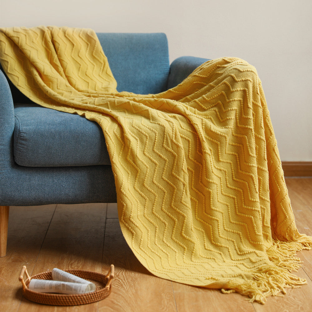 Zigzag Wool Blanket