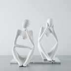 Abstrakte menschliche Figuren-Skulptur