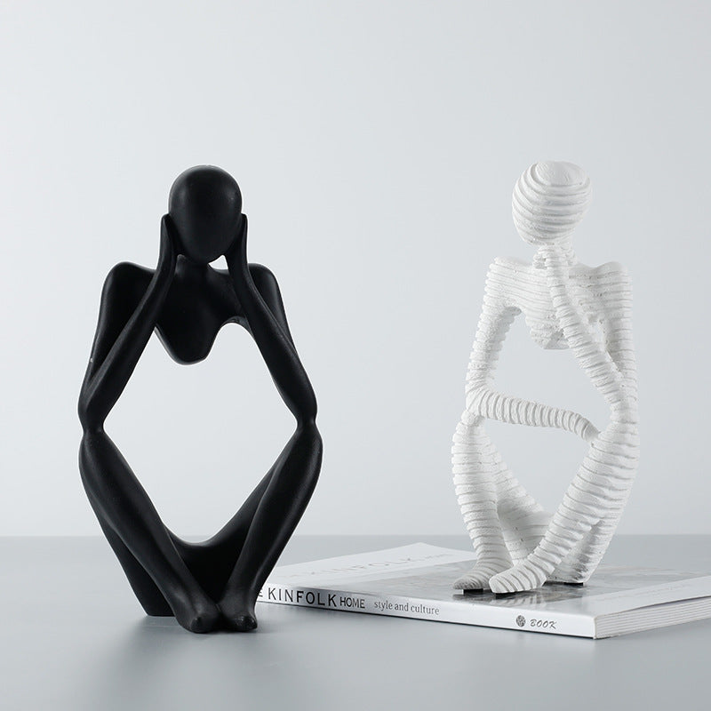 Abstrakte menschliche Figuren-Skulptur