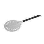 Extra lange perforierte Pizzaschaufel mit ergonomischem, hitzebeständigem Griff