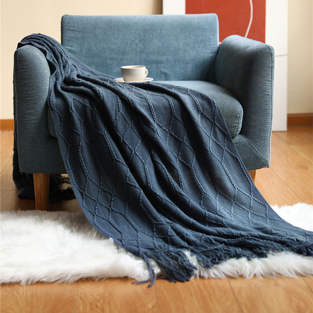 Ladies' Stylish Textured Throw Blanket