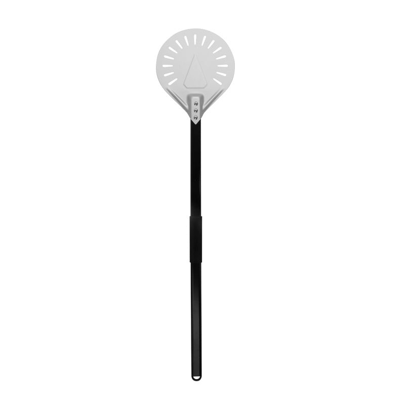 Extra lange perforierte Pizzaschaufel mit ergonomischem, hitzebeständigem Griff
