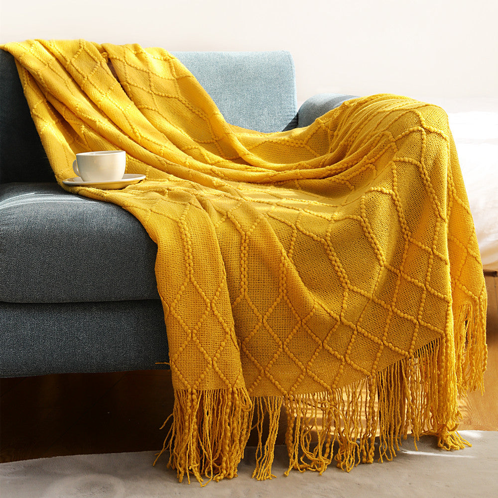 Ladies' Stylish Textured Throw Blanket