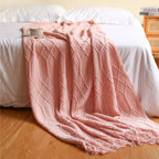 Ladies' Stylish Textured Throw Blanket