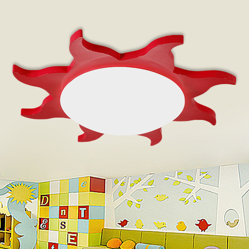 Kinderzimmer-Deckenlampe – LED-Beleuchtung in Sonnenform