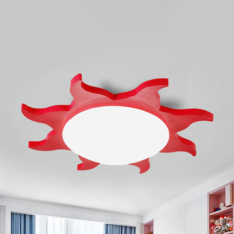 Kinderzimmer-Deckenlampe – LED-Beleuchtung in Sonnenform