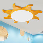 Kinderzimmer-Deckenlampe – LED-Beleuchtung in Sonnenform