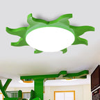 Kinderzimmer-Deckenlampe – LED-Beleuchtung in Sonnenform