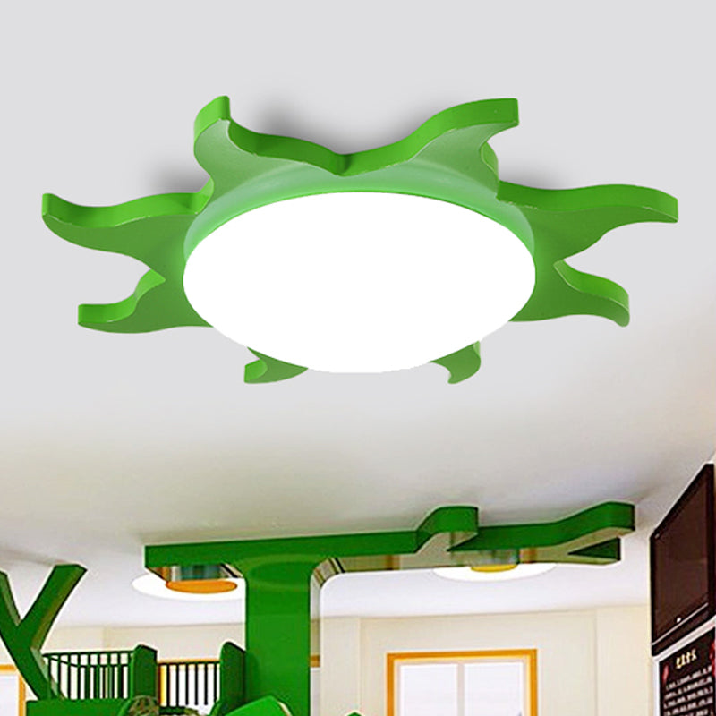 Kinderzimmer-Deckenlampe – LED-Beleuchtung in Sonnenform