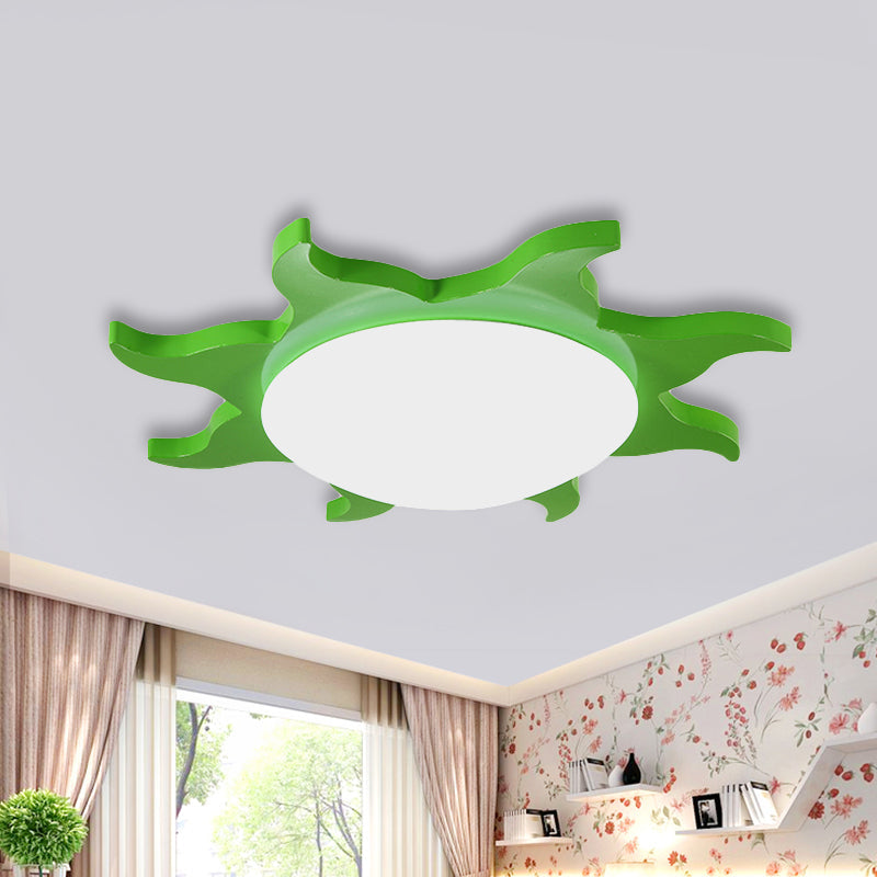 Kinderzimmer-Deckenlampe – LED-Beleuchtung in Sonnenform
