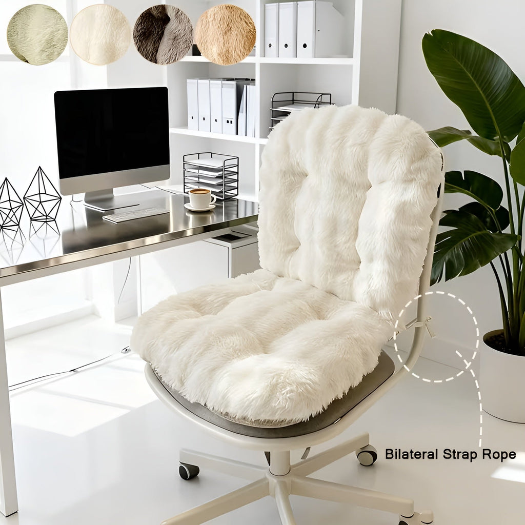 Soft seat cushion made of faux fur – Extra thick & cuddly