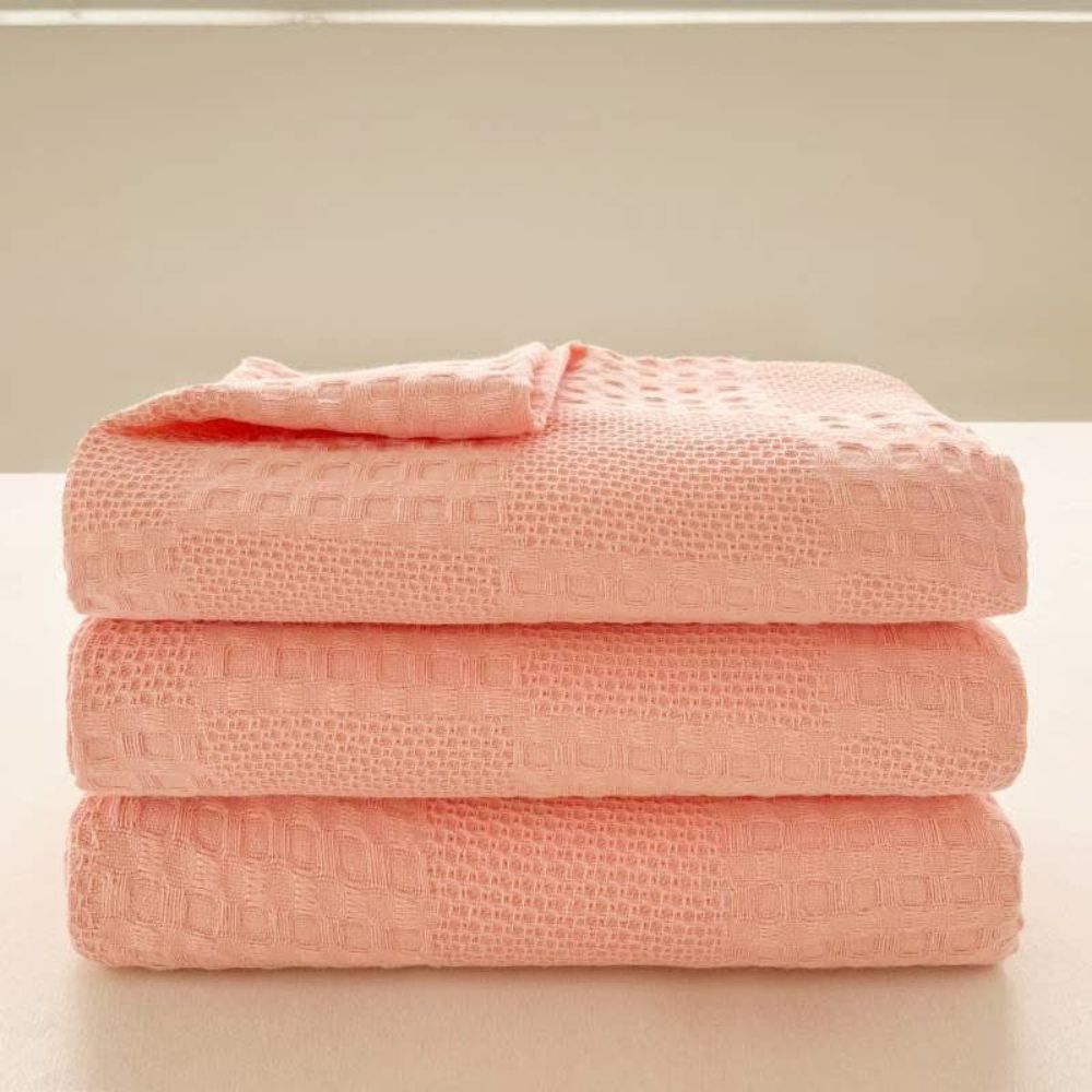 Organic Cotton Waffle Blanket