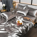 Luxury Solid Satin Duvet Cover