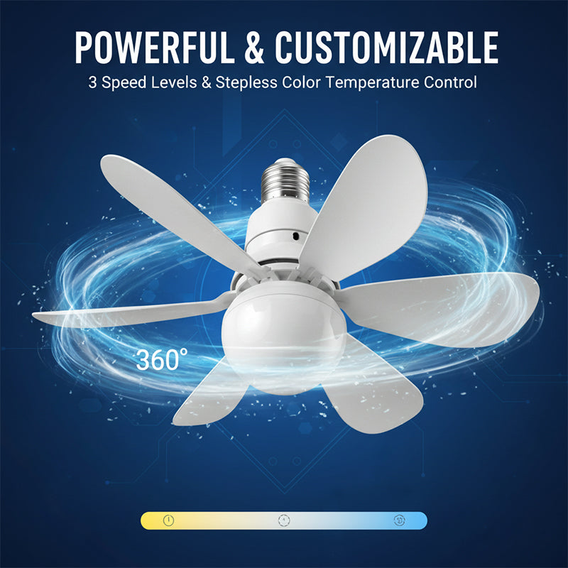 Modern Low Profile Ceiling Fan Light