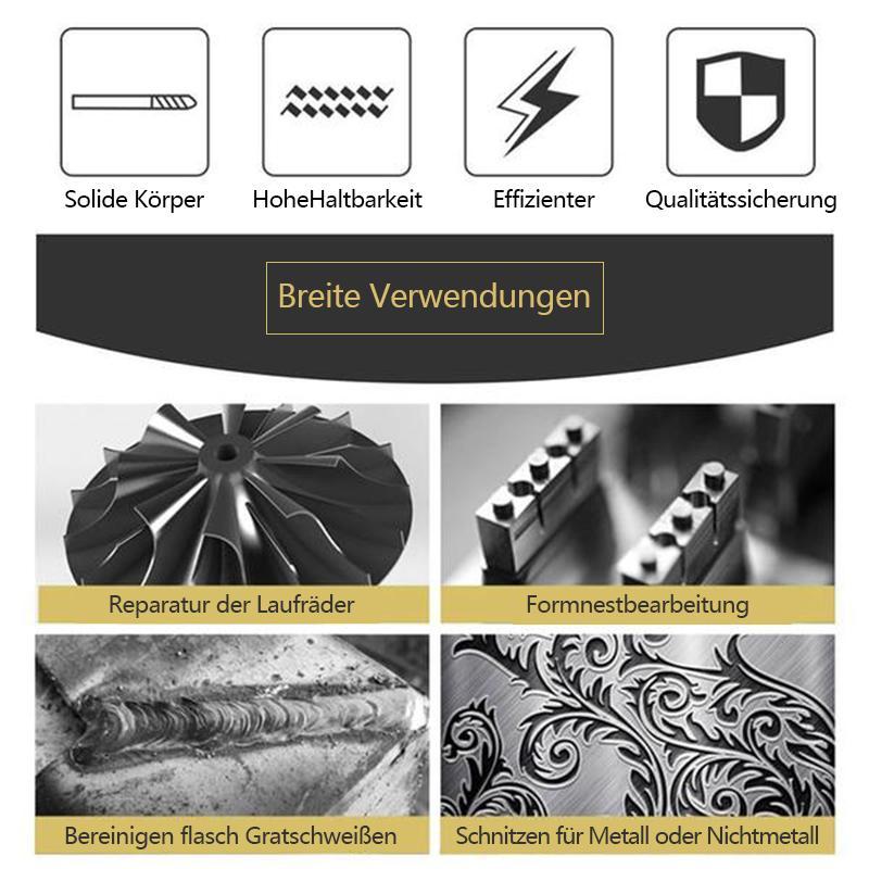 10-in-1 Wolframstahl-Schleifkopf-Set (10-tlg.)