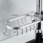 Shower Holder for Shampoo & Soap – Stainless Aluminium – No Drilling