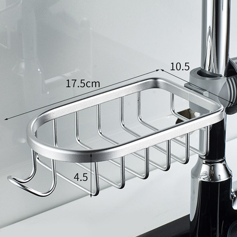 Shower Holder for Shampoo & Soap – Stainless Aluminium – No Drilling